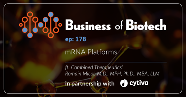 Click to access the Business of Biotech's podcast episode 178 with Combined Therapeutics' Dr. Romain Micol